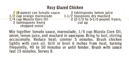 Recipe For Rosy Glazed Chicken