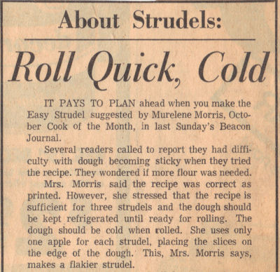 About Strudels Clipping