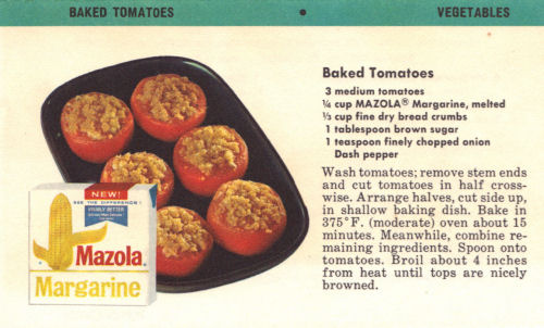 Vintage Recipe For Baked Tomatoes