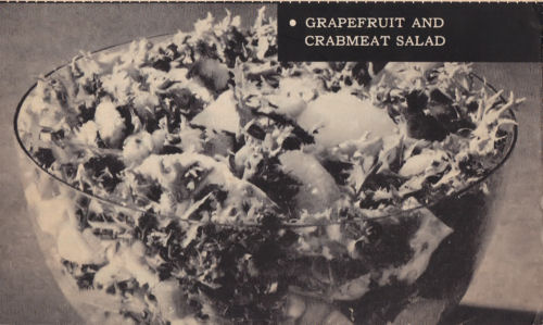 crabmeat grapefruit salad recipe vintage recipecurio