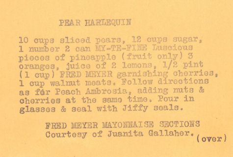 Canning Recipe For Pear Harlequin