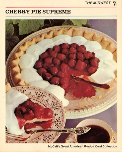 Recipe Card for Cherry Pie Supreme