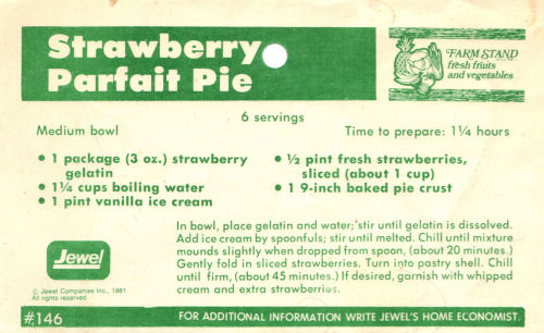 Recipe For Strawberry Parfait Pie