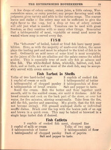 Fish Recipes - The Enterprising Housekeeper - Click To View Larger