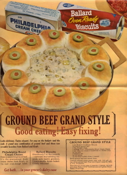 Ground Beef Grand Style Vintage Recipe - Click To View Larger