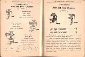 Antique Meat & Food Chopper Illustrations - Click To View Larger