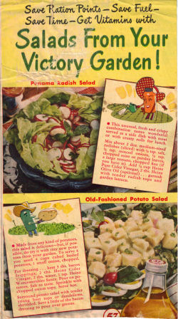 Salads From Your Victory Garden - Click To View Larger