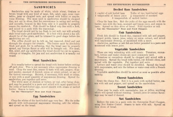 Sandwich Tips & Recipes - The Enterprising Housekeeper - Click To View Larger