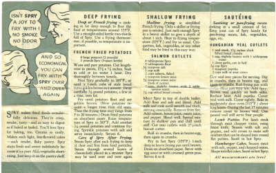 Vintage Spry Recipes - Recipecurio.com