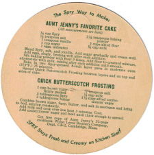 Spry Can Label Recipes – Vintage « RecipeCurio.com