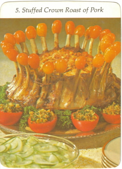 Stuffed Crown Roast Of Pork Recipe Card