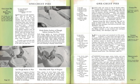One-Crust Pies - Spry: What Shall I Cook Today - Click To View Larger